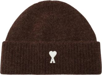 Ami Quota Muts - Heren - Hoeden - Bruin - ONE Size - Wol - Accessoires