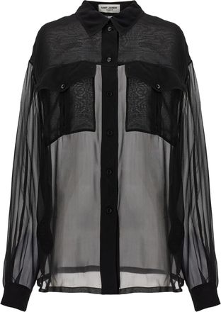 Saint Laurent Silk Muslin Shirt