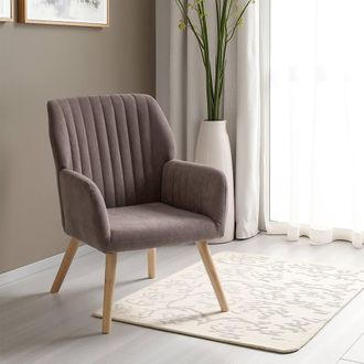 Seconique Jordan Occasional Chair in Brown