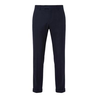 Incotex Pantalones de Franela Ajustados - Trousers - Hombre - Azul - W32