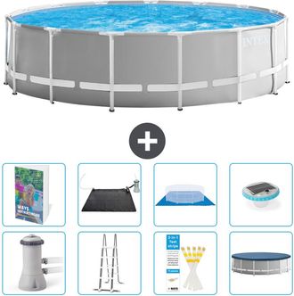 Intex Piscina Prism Frame Redonda - 457x122 Cm - 9-piezas S598