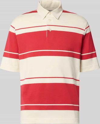GANT Regular Fit Poloshirt im kurz&auml;rmeligen Design Modell Rugger in Apricot, Gr&ouml;&szlig;e XXXL