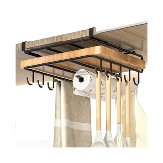 OEM Estante De Almacenamiento De Cocina Sin Taladrar, Estante Multifuncional Para Tablas De Cortar, Estante Colgante Para Debajo Del Armario B