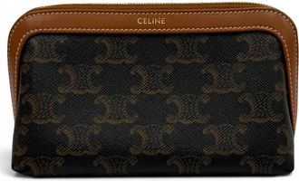 Celine Brown Leather Pouch (Pre-Owned)