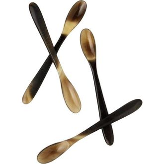 Be Home Horn Spice Spoons - Set of 4 in Natural at Nordstrom
