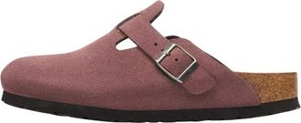 Birkenstock Boston Soft Footbed - unisex - Klompen - Rood - 38 EU - Leer - Schoenen