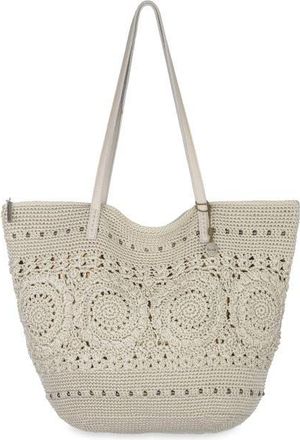 The Sak Faye Tote Bag in Natural Medallion at Nordstrom