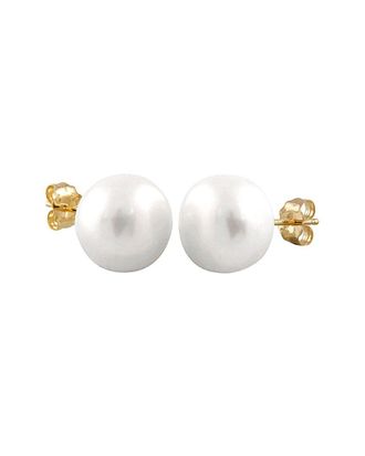 Splendid Pearls 14K 11-11.5Mm Freshwater Pearl Studs