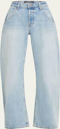 EB Denim Enzo Mid-Rise Barrel Jeans
