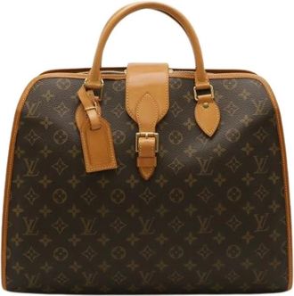 Louis Vuitton Pre-owned Handbags, male, Brown, Size: ONE SIZE Pre-owned Rivoli Monogram Briefcase