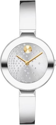 Movado Bold Bangle Silver-tone Dial Ladies Watch 3601160
