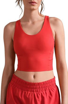 Rhone Revive Scoop Longline Bra in Cabana Red at Nordstrom, Size Xx-Large