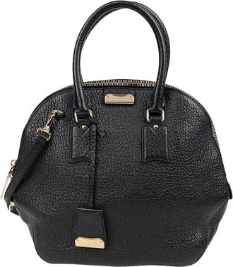 Burberry Black Calfskin Orchard Tote