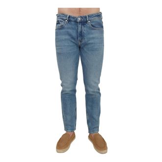 HUGO BOSS Jeans, Heren, Blauw, W33, Katoen, Delaware Slim-fit Jeans