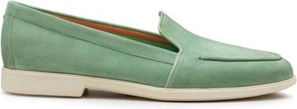 Santoni Loafers, female, Green, Size: 7 1/2 US Malibu Loafer