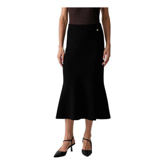 Liu Jo Gonna midi in maglia - - Skirts - Donna - Nero - M