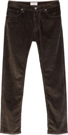 Jacob Cohen Bard Corduroy Jeans - Heren - Slim Fit Jeans - Bruin - W34 - Katoen - Jeans