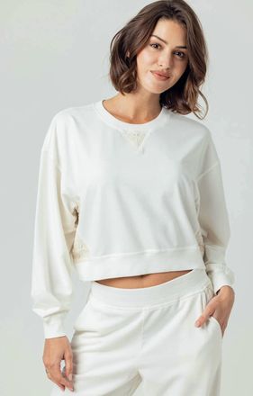 Sundays Coralie Sweatshirt In Coconut Milk