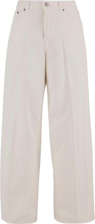 Haikure White Relaxed High Rise Jeans