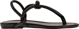 Fabiana Filippi Leather Flip Flops
