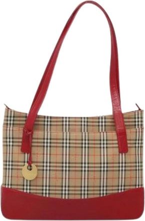 Burberry Pre-owned Tote Bags, female, Multicolor, Size: ONE SIZE Pre-owned Nova check tote