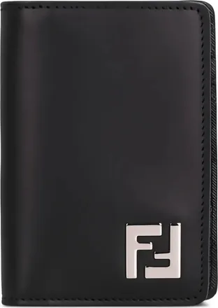 Fendi FF monogram card holder - Black