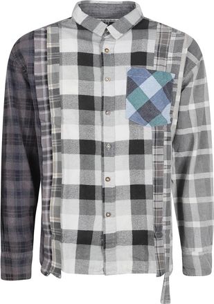 Needles Overhemden, Heren, Veelkleurig, M, Casual Overhemd