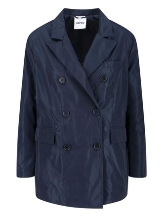 Aspesi Blazer met dubbele rij knopen - Blauw