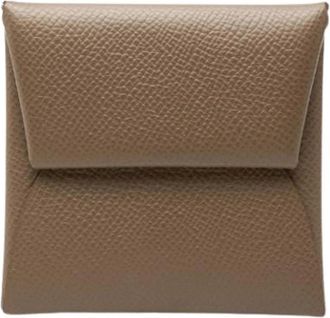 Herm&egrave;s Pre-owned Coin Purse - Dames - Vintage Accessoires - Bruin - ONE Size - Leer - Vintage