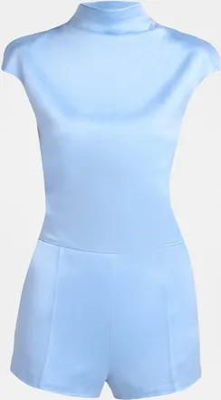 Tom Ford Washed Cotton Silk Blend Duchess Romper