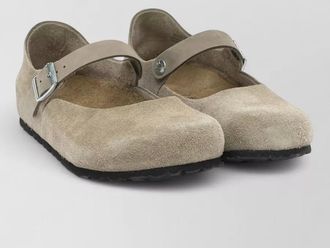 Birkenstock mantova ballerina flats round toe suede