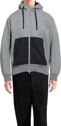 Herno Mens Gray Cotton Sweatshirt Clothing