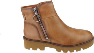 Pikolinos Salamanca Bruine Enkellaars - Dames - Enkellaarsjes - Bruin - 40 EU - Leer - Schoenen