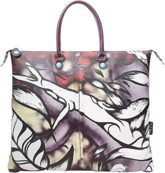 Gabs Kleurrijke Convertible Shopping Bag met Print - Dames - Shoppers - Veelkleurig - ONE Size - Katoen - Tassen