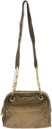 Loewe Pre-owned leren schoudertas - Dames - Vintage Schoudertas - Bruin - ONE Size - Leer - Vintage