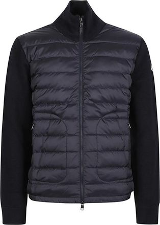 Moncler Tricot Cardigan - Heren - Winterjassen - Blauw - L - Jassen