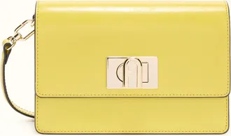 Furla 1927 Crossbody Mini Museum Yellow Yellow Calf Leather Woman