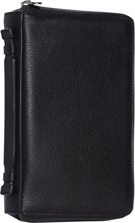 Kiton Wallet Deerskin - Heren - Portefeuilles - Zwart - ONE Size - Leer - Accessoires