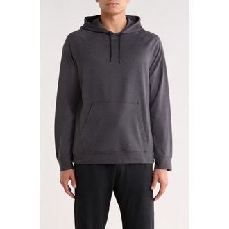 Reigning Champ Recovery Brushed Jersey Hoodie in Heather Black at Nordstrom Rack, Size Medium