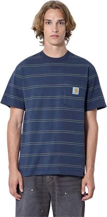 Carhartt Work in Progress Uomo, Top, Blu, XL, new