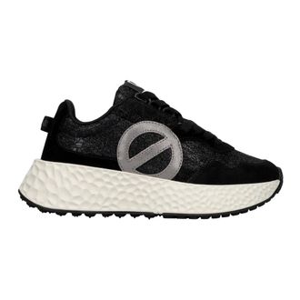 No Name Schoenen, Dames, Zwart, 38 EU, Leer, Carter Jogger