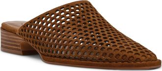 Steve Madden Dessa Perforated Mule in Cognac at Nordstrom, Size 5.5