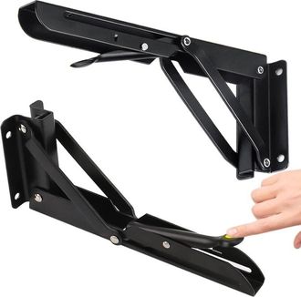 Elle Soporte Plegable De 500 Mm, Soporte Plegable Resistente (2 Piezas), Capacidad De Carga De 150 Kg, Soporte De Pared Plegable, Soportes Plegables Para G