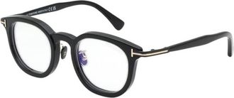 Tom Ford Blue Light Block Oval Unisex Eyeglasses FT6009-D-B 001 48