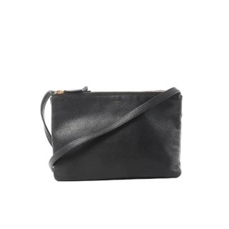Celine Pre-owned Cross Body Bags, female, Black, Size: ONE SIZE Pre-owned Trio Small Crossbody Bag
