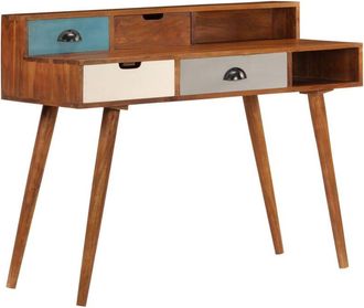 vidaXL Escritorio de madera de acacia maciza 110x50x90 cm Vidaxl