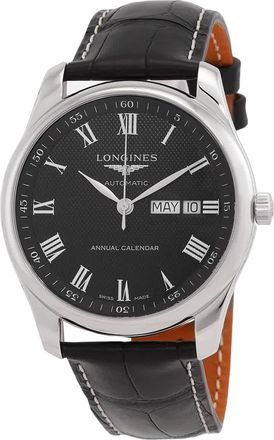 Longines Master Automatic Chronometer Annual Calendar Black Dial Mens Watch L2.910.4.51.7