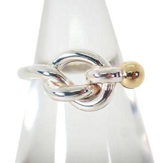 Tiffany & Co. Yellow Gold (18K) Sterling Silver 925 Band Ring (Pre-Owned)