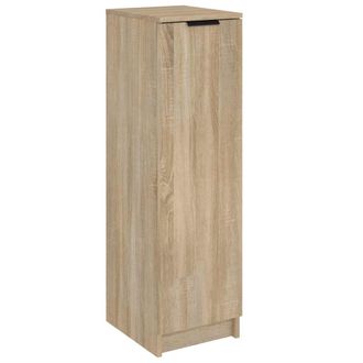 vidaXL Vidaxl - Mueble Zapatero Madera Contrachapada Roble Sonoma 30x35x100 Cm