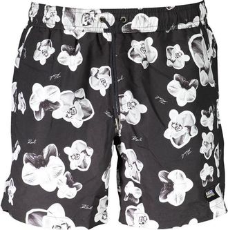 Karl Lagerfeld Bloemen zwemshorts